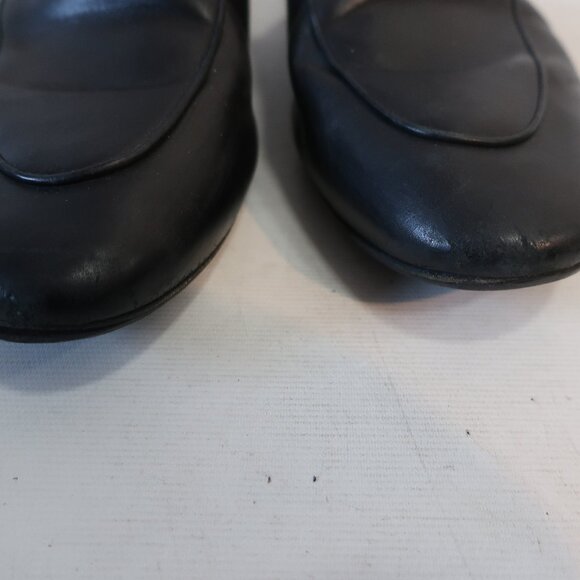 Authentic Gucci Princetown Black Leather Horsebit Slip-On Slide Mule 38.5 US/8.5 - Picture 13 of 16